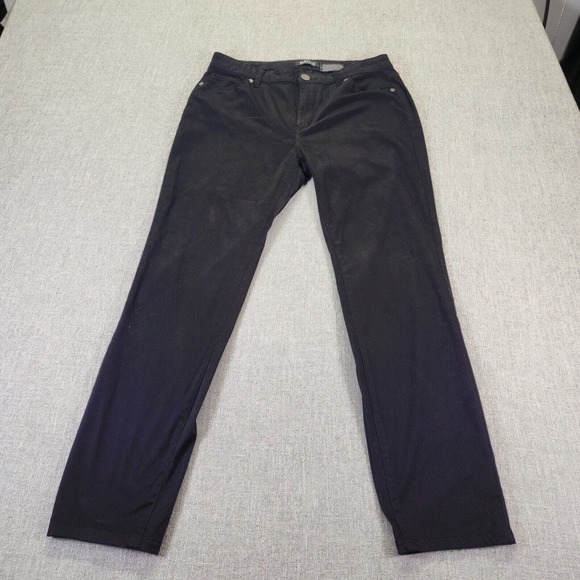 Buffalo David Bitton Denim Jeans Women 30x27 Black Daily Mid Rise Stretch Skinny - Picture 1 of 8